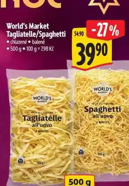 Albert World's Market Tagliatelle/Spaghetti nabídka