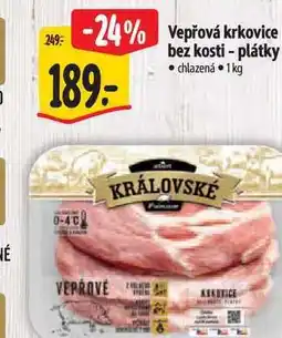 Albert Vepřová krkovice bez kosti plátky nabídka