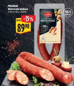 Albert PREMIUM Mistrovská klobása nabídka