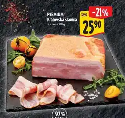 Albert PREMIUM Královská slanina nabídka