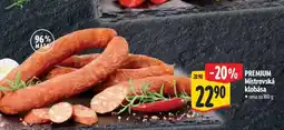 Albert PREMIUM Mistrovská klobása nabídka