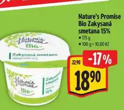Albert Nature's Promise Bio Zakysaná smetana 15% nabídka