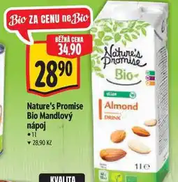 Albert Nature's Promise Bio Mandlový nápoj nabídka