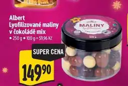 Albert Albert Lyofilizované maliny v čokoládě mix nabídka