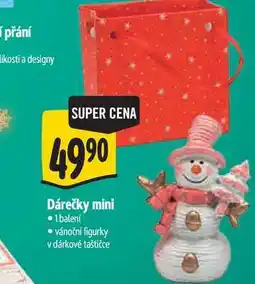 Albert Dárečky mini 1 balení vánoční figurky v dárkové taštičce nabídka