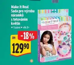 Albert Make It Real Sada pro výrobu náramků s tetováním květin nabídka