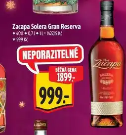 Albert Zacapa Solera Gran Reserva nabídka