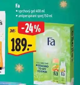 Albert Fa sprchový gel 400 ml + antiperspirant sprej 150 ml nabídka