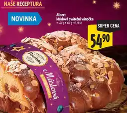 Albert Albert Máslová sváteční vánočka nabídka