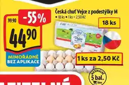 Albert Česká chuť Vejce z podestýlky M 18 ks nabídka