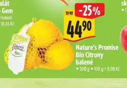 Albert Nature's Promise Bio Citrony balené nabídka