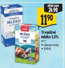 Albert Trvanlivé mléko 1,5% nabídka