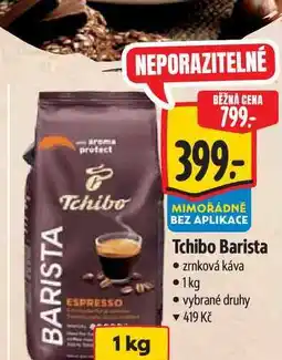 Albert Tchibo Barista zrnková káva nabídka