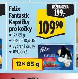 Albert Felix Fantastic Kapsičky pro kočky 12× nabídka
