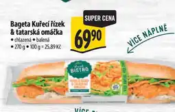 Albert Bageta Kuřecí řízek & tatarská omáčka nabídka