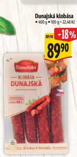 Albert Dunajská klobása nabídka