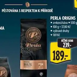 Albert PERLA ORIGINS zrnková káva nabídka
