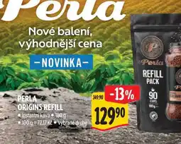 Albert PERLA ORIGINS REFILL instantní káva nabídka