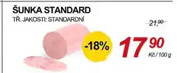 ZEMAN ŠUNKA STANDARD TŘ. JAKOSTI: STANDARDNÍ nabídka