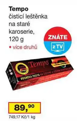 Ráj drogerie Tempo nabídka