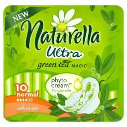 Ráj drogerie Naturella Green Tea Magic Ultra normal hygienické vložky s jemnou vůní 10 ks nabídka