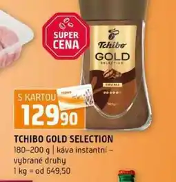 Terno TCHIBO GOLD SELECTION 180-200 g káva instantní vybrané druhy nabídka