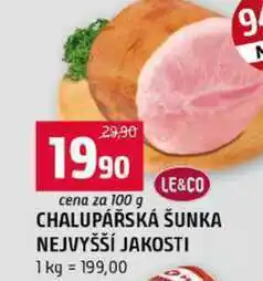 Terno CHALUPÁŘSKÁ ŠUNKA NEJVYŠŠÍ JAKOSTI nabídka