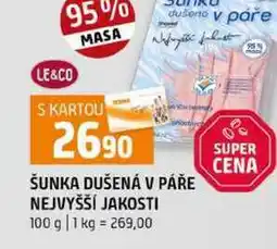 Terno ŠUNKA DUŠENÁ V PÁŘE NEJVYŠŠÍ JAKOSTI nabídka