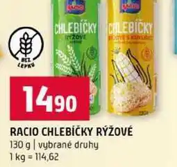 Terno RACIO CHLEBÍČKY RÝŽOVÉ 130 g vybrané druhy nabídka