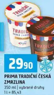 Terno PRIMA TRADIČNÍ ČESKÁ ZMRZLINA 350 ml vybrané druhy nabídka