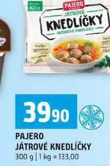 Terno PAJERO JÁTROVÉ KNEDLÍČKY nabídka