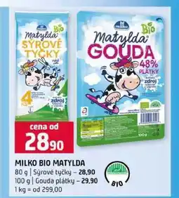 Terno MILKO BIO MATYLDA 80 g Sýrové tyčky nabídka