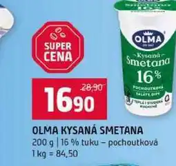 Terno OLMA KYSANÁ SMETANA 200 g 16% tuku-pochoutková nabídka