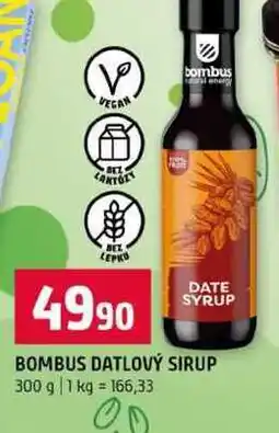 Terno BOMBUS DATLOVÝ SIRUP nabídka