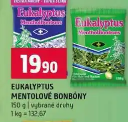 Terno EUKALYPTUS MENTOLOVÉ BONBONY 150 g vybrané druhy nabídka