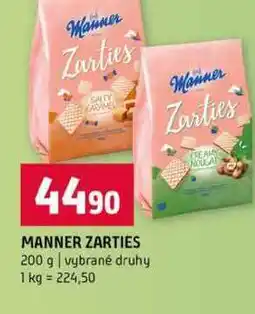 Terno MANNER ZARTIES 200 g vybrané druhy nabídka