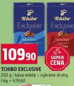 Terno TCHIBO EXCLUSIVE 250 g káva mletá vybrané druhy nabídka