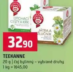 Terno TEEKANNE 20 g čaj bylinný vybrané druhy nabídka