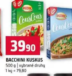 Terno BACCHINI KUSKUS 500 g vybrané druhy nabídka