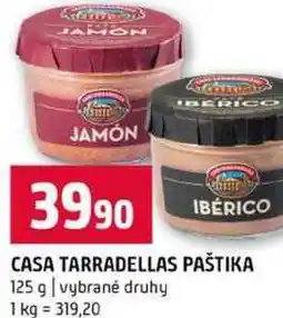 Terno CASA TARRADELLAS PAŠTIKA 125 g vybrané druhy nabídka
