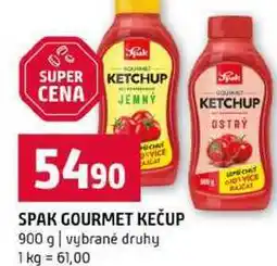 Terno SPAK GOURMET KEČUP 900 g vybrané druhy nabídka