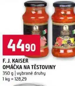 Terno F. J. KAISER OMÁČKA NA TĚSTOVINY 350 g vybrané druhy nabídka