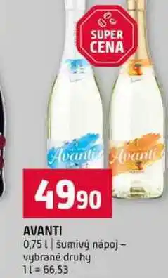 Terno AVANTI 0,75l šumivý nápoj vybrané druhy nabídka