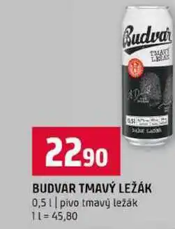 Terno BUDVAR TMAVÝ LEŽÁK 0,5l pivo tmavý ležák nabídka
