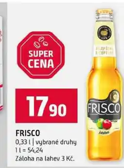 Terno FRISCO 0,33l vybrané druhy nabídka