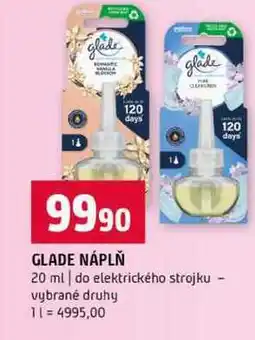 Terno GLADE NÁPLŇ 20 ml do elektrického strojku vybrané druhy nabídka