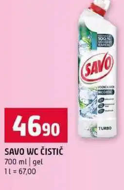 Terno SAVO WC ČISTIČ 700 ml gel nabídka