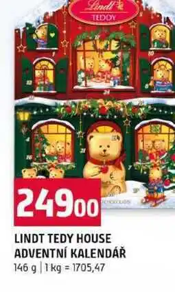 Terno LINDT TEDY HOUSE ADVENTNÍ KALENDÁŘ nabídka