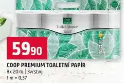 Terno COOP PREMIUM TOALETNÍ PAPÍR 8x 20 m 3vrstvý nabídka