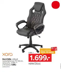 XXXLutz Xora herní židle nabídka